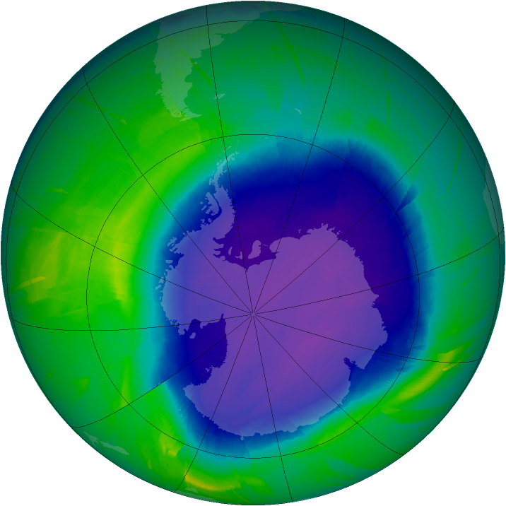Ozone Map 2010-09-28